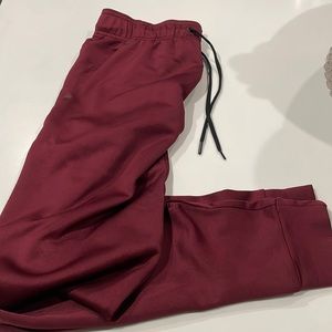 Burgundy Spandex Joggers NEVER WORN BRAND NEW SMALL